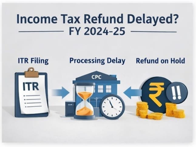 Why Income Tax Refunds for FY 2024-25 Are Getting Highly Delayed: Key Reasons Explained