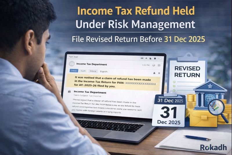 Income Tax Refund Held Under Risk Management? Here’s What This Email Means for AY 2025-26
