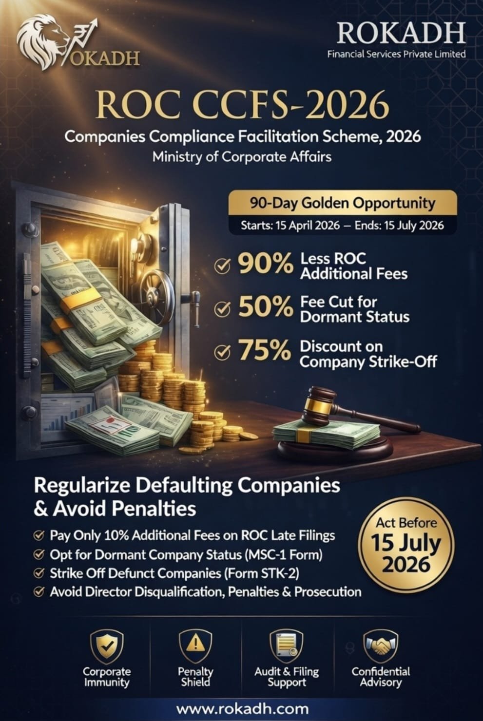 ROC CCFS-2026: A One-Time Golden Opportunity for Defaulting Companies