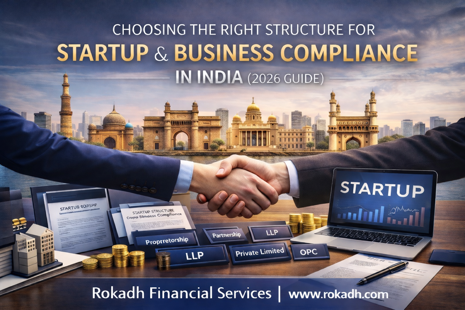  Choosing the Right Structure for Startup & Business Compliance in India (2026 Guide) By Rokadh Financial Services Private Limited