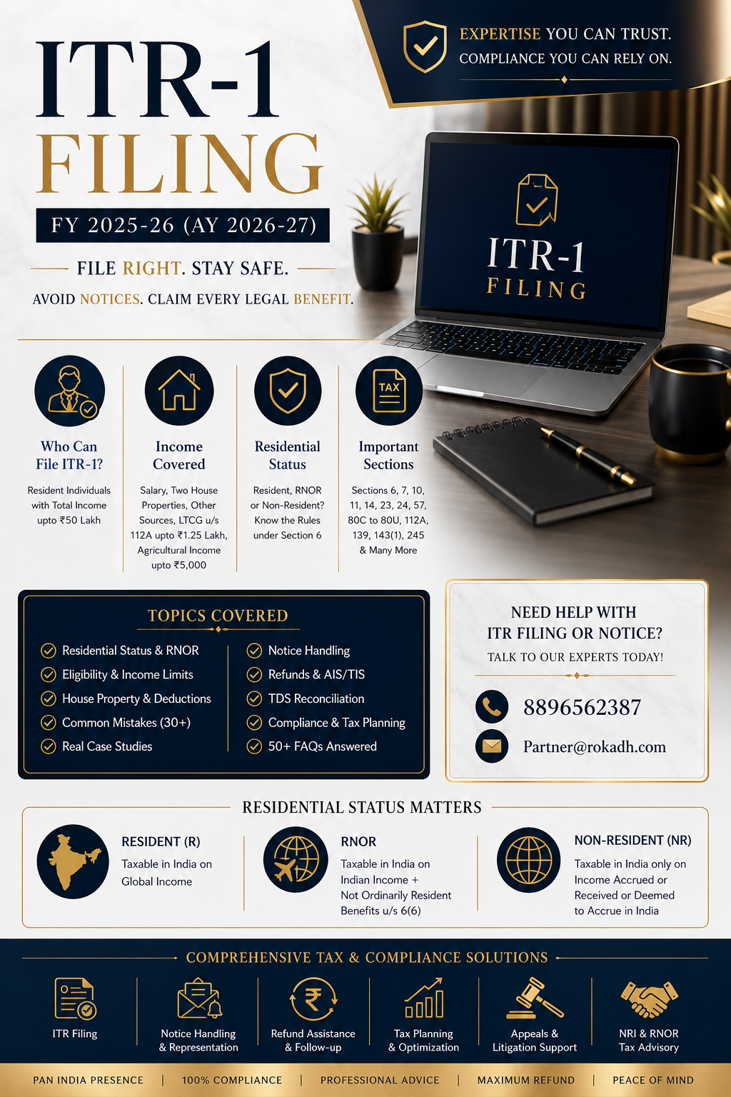 Complete Guide on Filing ITR-1 Filing for FY 2025–26