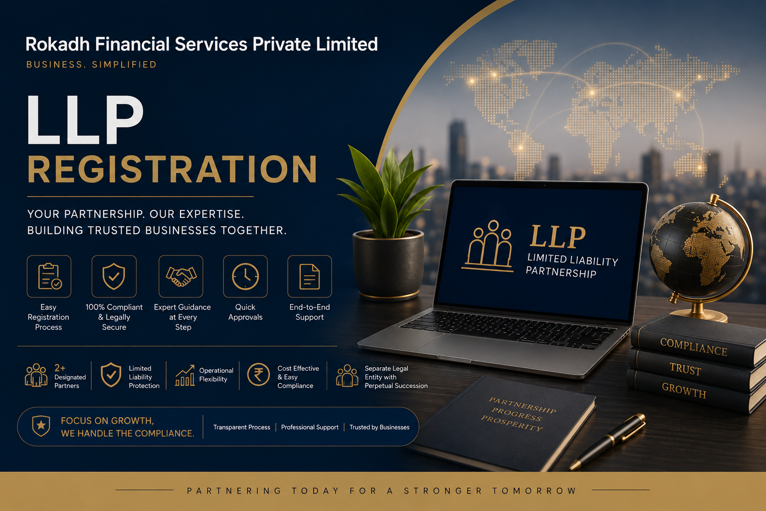 LLP Registration in Kanpur – Complete 2026 Guide | Rokadh